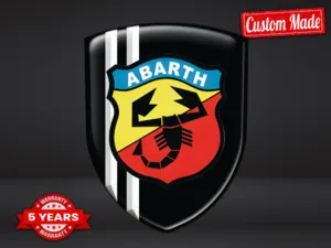 Fiat Abarth Neuer Fahrer Aufkleber Modern Max Robust Optik